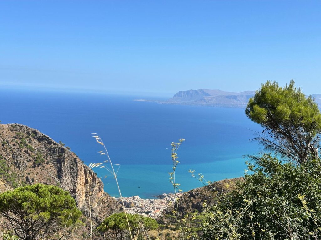 Sycylia widok na morze